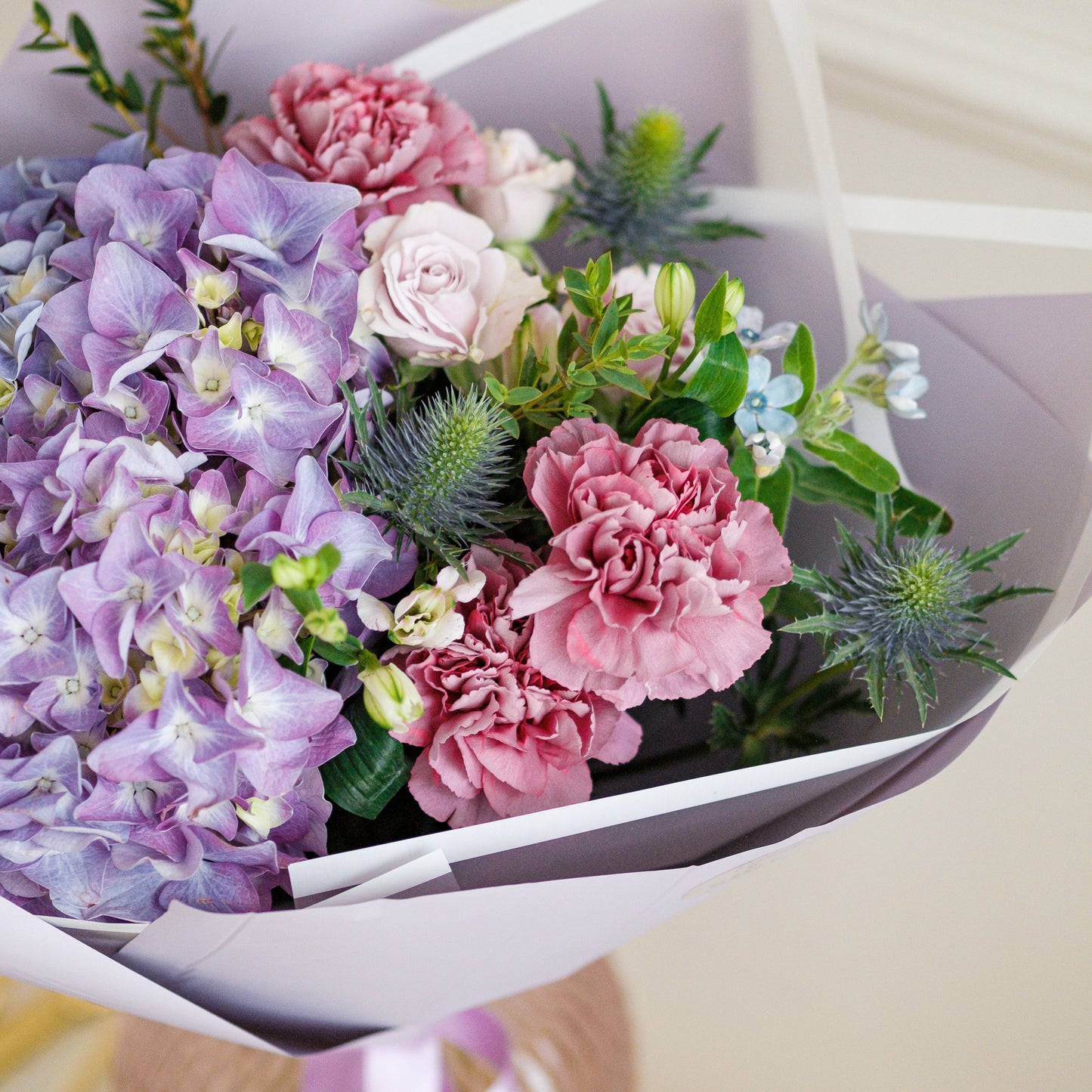 Bouquet with hydrangea