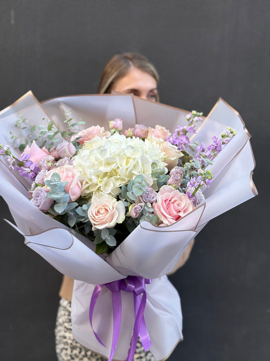 Bouquet with hydrangea